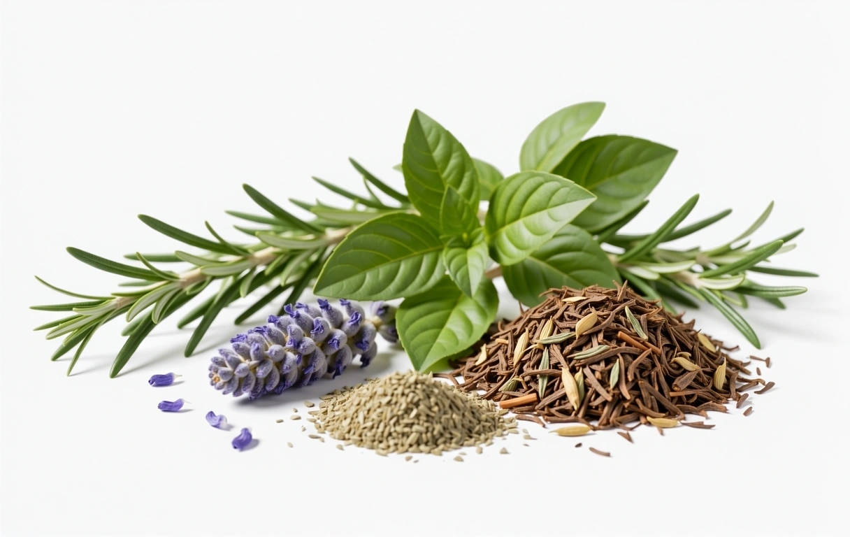Naturliga extrakt och örter